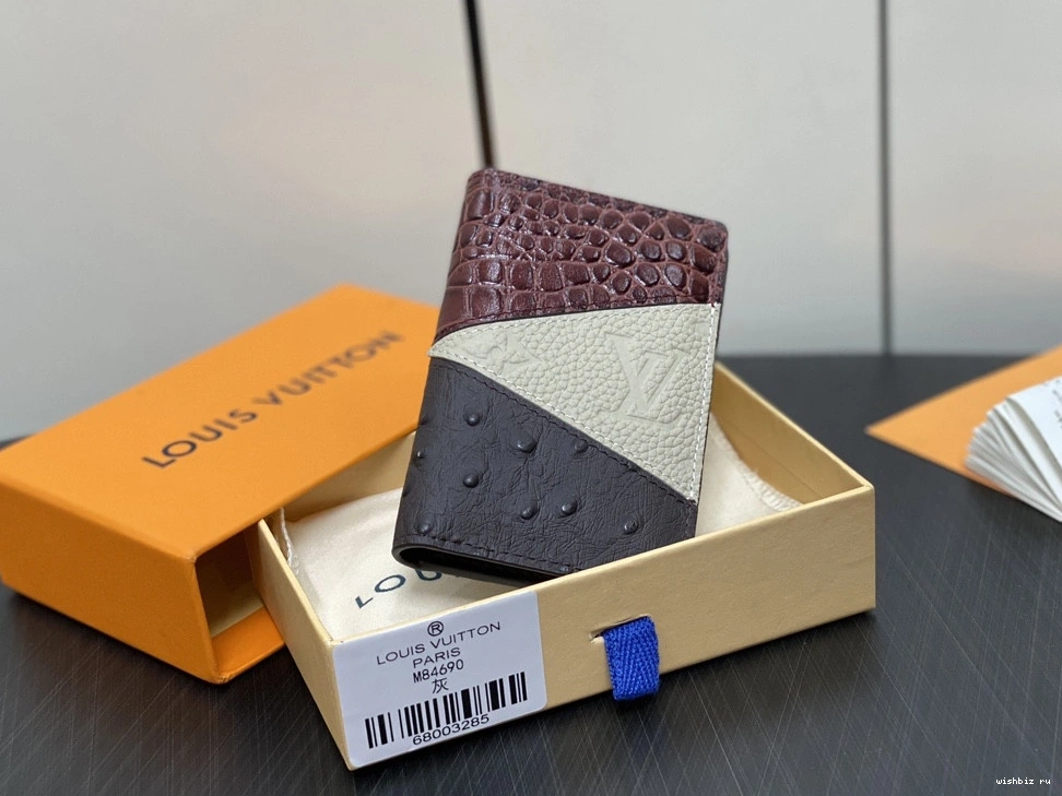 WIS Organizer-7.5*11.1*1 Pocket VUITTON cm LOUIS 0712